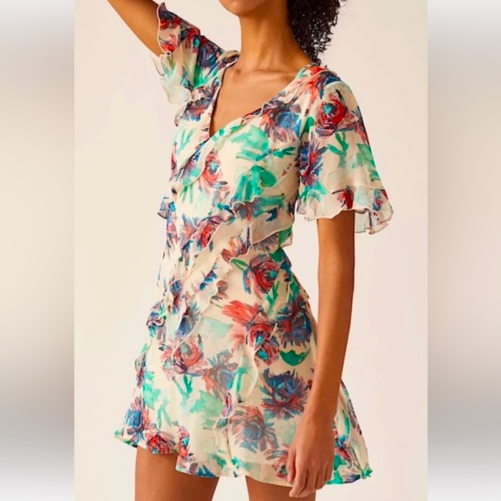Anthropologie | Dresses | Soft Printed Floral Mini Dress  | Women’s Small